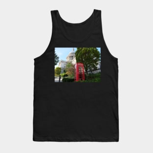 St Paul’s Cathedral and red telephone box Tank Top